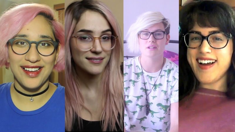 Annie Segarra, Rachel Anne, Robyn Lambird and Erin E come from the US, Canada, and Australia. Annie Segarra, Rachel Anne, Robyn Lambird and Erin E come from the US, Canada, and Australia.
