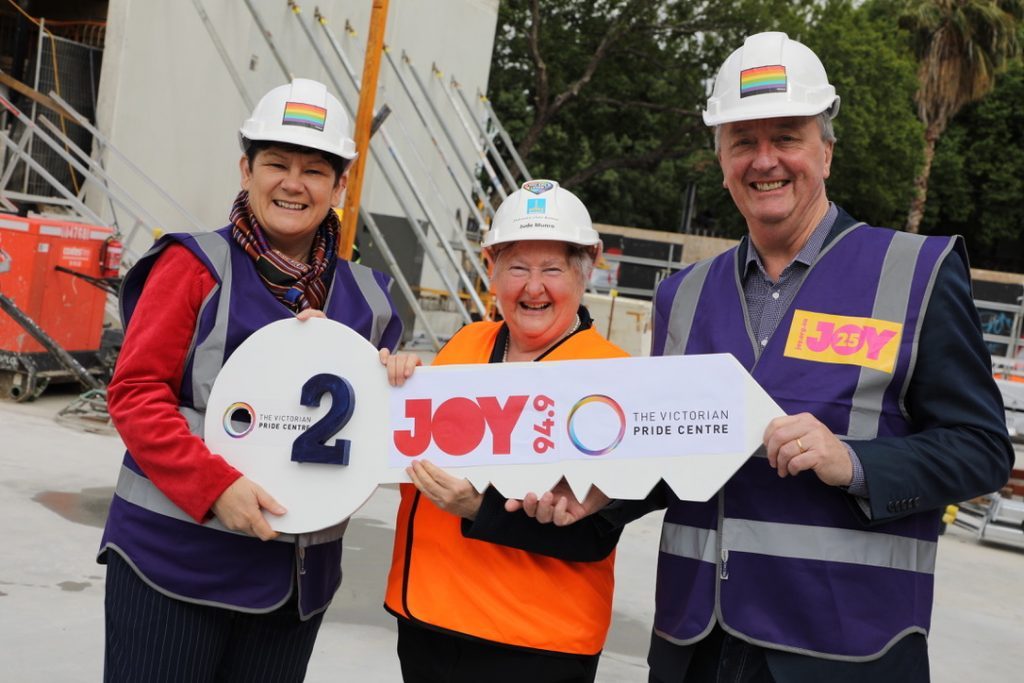 VPC Chair Jude Munro, JOY 94.9 Staff. Minister Foley. Photo Credit DeaNation VPC Chair Jude Munro, JOY 94.9 Staff. Minister Foley. Photo Credit DeaNation