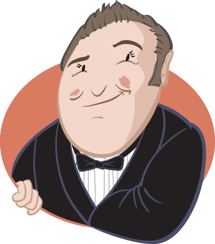 Cartoon of a Butch Lesbian