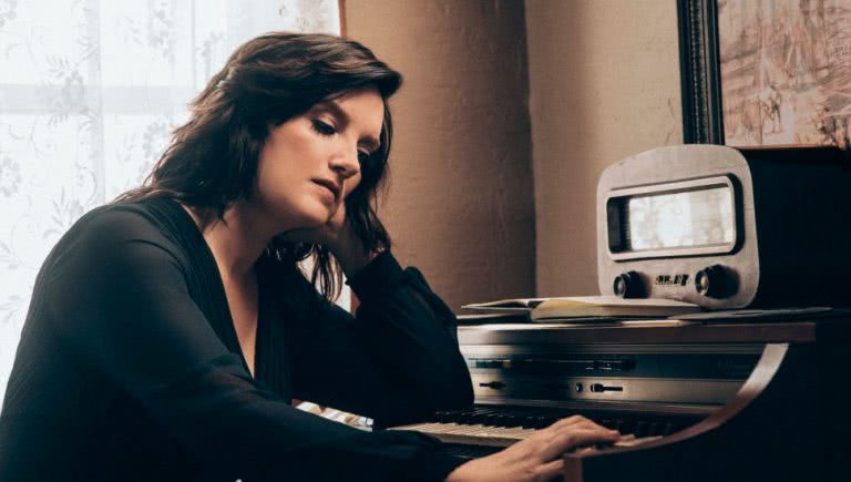 Brandy-Clark on the piano Brandy-Clark on the piano
