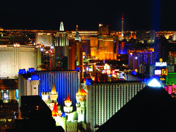 Las Vegas Strip view from Mandalay Bay Las Vegas Strip view from Mandalay Bay