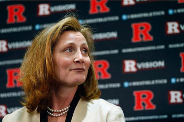 Rutgers University’s athletics director Julie Hermann