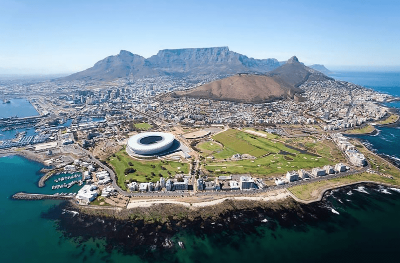 Aerial Shot of Capetown Aerial Shot of Capetown