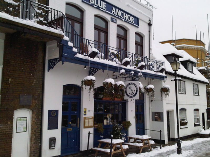 Blue Anchor pub, where the attack occurred Blue Anchor pub
