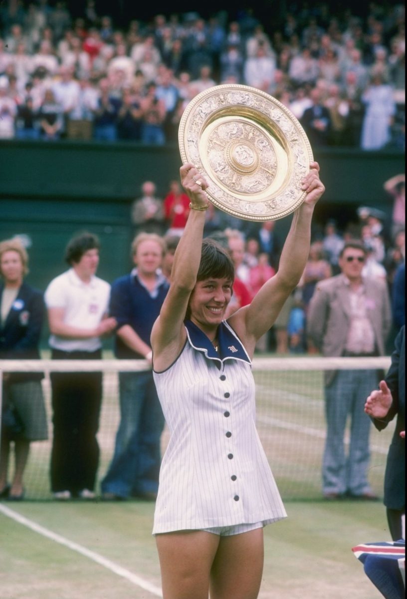 Winning her first Wimbledon title in 1978. She defeated Chris Evert in the final 2-6, 6-4, and 7-5. This victory catapulted her to WTA computer ranking No.1. Winning her first Wimbledon title in 1978. She defeated Chris Evert in the final 2-6, 6-4, and 7-5. This victory catapulted her to WTA computer ranking No.1.