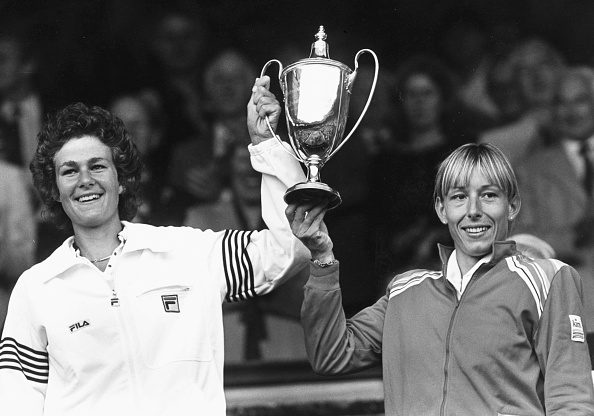 Getty Images/ Doubles dominance – partnering Pam Shriver in the doubles forged a winning combination to record 109 matches winning streak between 1983 and 85. Getty Images/ Doubles dominance – partnering Pam Shriver in the doubles forged a winning combination to record 109 matches winning streak between 1983 and 85.