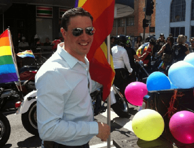 Robert Cavallucci Robert Cavallucci supports Brisbane Pride Parade this Saturday