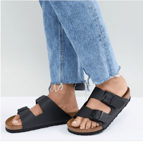 pair of Birkenstocks sandels pair of Birkenstocks sandels